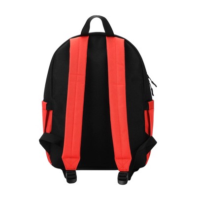Disney Mickey Mouse Character Face 16.5" Adult Black & Orange Backpack — фото 6