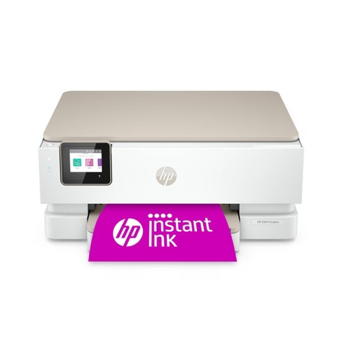  HP DeskJet 2755e Wireless Color inkjet-printer, Print, scan,  copy, Easy setup, Mobile printing, Best-for home, Instant Ink with  HP+,white : Office Products