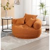 Lyngins Chenille Bean Bag Sofas for Kids and Adults,Fluffy Lazy Sofa Chairs with High-Resilience Sponge Padding for Living Room - 2 of 4
