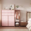Clothes Rack with 16 Fabric Drawers & 2 Storage Shelve, Tall Dresser for Bedroom, Freestanding Closet Organizer, Wardrobe Closet Clothing Rack - 2 of 4
