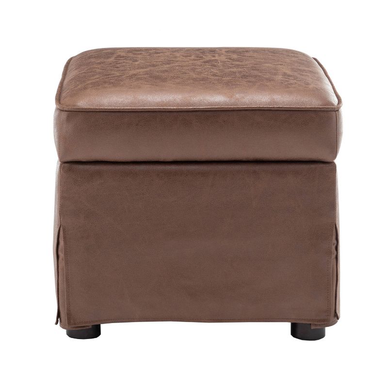 24" Wide Rectangle Storage Ottoman - WOVENBYRD, 5 of 11