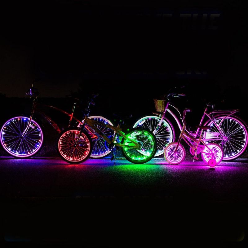 Activ Life Bike Wheel Lights (2 Tire, Red) Top Basket Stuffers for Kids Girls Boys Teen Gifts; Best Spring Break Essentials, 5 of 6