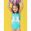 RuffleButts Girls UPF50+ Sun Protected Cross-Back One Piece - 3 of 4