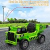 Garvee 12V Ride On Dump Truck for Kids with Parental Remote Control 4-Wheeler Toy Electric Car,Green - 4 of 4