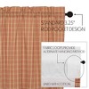 Sawyer Mill Red Plaid Panel Set of 2 84x40  VHC Brands - 4 of 4