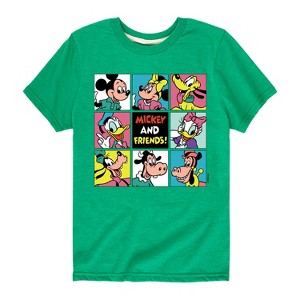 Boys' - Disney - Mickey And Friends Grid Short Sleeve Graphic T-Shirt - 1 of 4