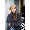 Britt's Knits Everyday Lightweight Beret Parisian Style Soft Crochet Cutout Knit Beret Beanie Hat for Women & Girls - 4 of 4
