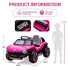 Licensed Volkswagen Beetle Ride-On Car for Kids, 12V Electric Vehicle, 4-Wheeler Toy Car with Remote Control, LED Lights, Music Player - 2 of 4