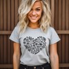 Simply Sage Market Women's Christmas Heart Short Sleeve Graphic Tee - 2 of 3