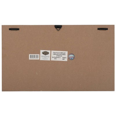 Texas Rangers Vintage Ticket Office Blue Text MDF Wood Sign