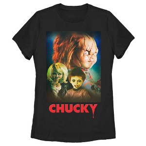 Women's Seed of Chucky Family Poster T-Shirt - 1 of 4