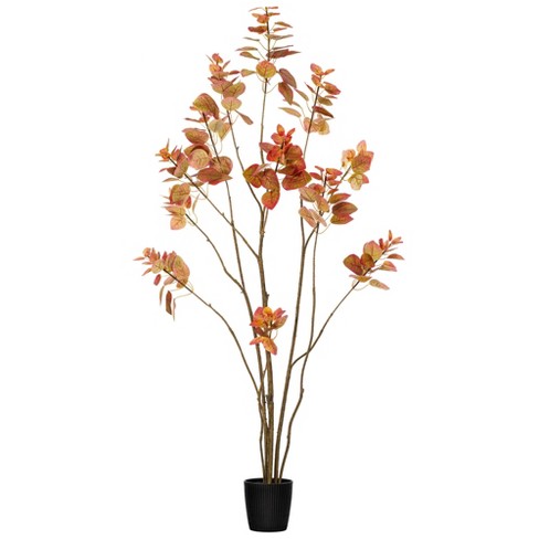 Vickerman Artificial Red Potted Rogot Rurple Tree - image 1 of 4