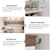 DobleePy 72" Tall Farmhouse Coffee Bar Cabinet with LED Lights, Adjustable Shelves, 3 Drawers & Doors, Ample Storage for Kitchen & Dining - 4 of 4