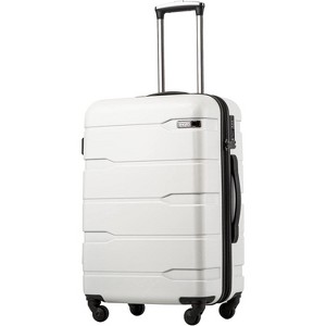 Paaaawaters Luggage Expandable(only 28") Suitcase PC+ABS Spinner Built-In TSA lock 20in 24in 28in Carry on - 1 of 4