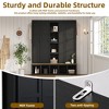 Whisen Freestanding Hall Tree with Shoe Bench, Storage Shelves and 3 Hanging Hooks - 4 of 4