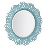 12.5" Decorative Floral Metal Lace Wall Mirror - Stonebriar Collection - image 2 of 4