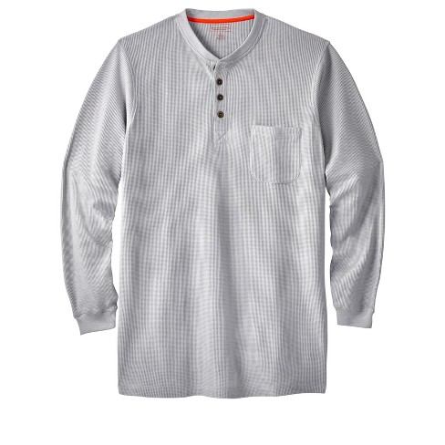 mens big and tall thermal henley
