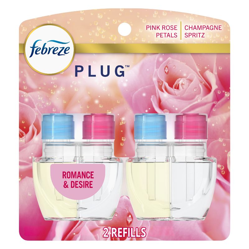 Febreze Plug Dual Refill Air Freshener Romance &#38; Desire - 2ct, 1 of 16