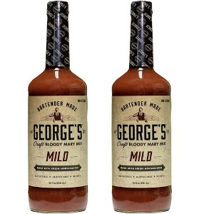 George’s Beverage Company Mild Bloody Mary Mix - 1L Bottle - Gluten Free, All Natural Mixer - 1 of 4
