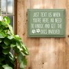 Slickblue Rustic Dog Warning Sign, Solid Knotty Pine Wood, 9x12 Wall Art, Entryway Humor Style - 3 of 3