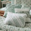 Sapphtopaz 6-Piece Cotton Percale Quilt Set, Cottage Shabby Chic Bedding with Reversible Design, Shams & Decorative Pillows, OEKO-TEX Certified - 4 of 4