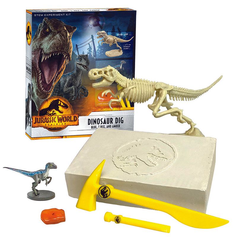 Jurassic World: Dominion Dinosaur Dig - Blue, T. Rex, and Amber, 2 of 10