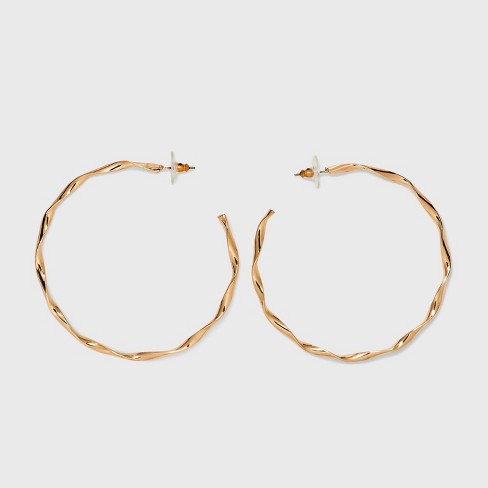 Hoop hot sale earrings target