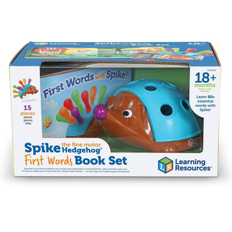 Learning Resources Spike the Fine Motor Hedgehog First Words Book Set, 5 of 6