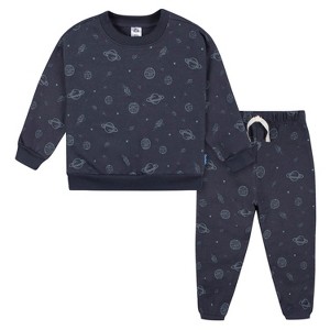 Gerber Baby and Toddler Boys' 2-Piece Sweatshirt & Pant Set - 1 of 4