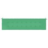 vidaXL Durable Oxford Fabric Green Garden Bench Cushion, 78.7"x19.7"x1.2", Outdoor Use Only, with Secure Ropes and Foam Fiber Filling - 4 of 4