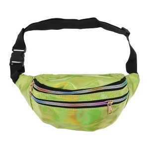 Unique Bargains Stylish Reflective Holographic Sports Waist Bag 1 Pc - 1 of 4