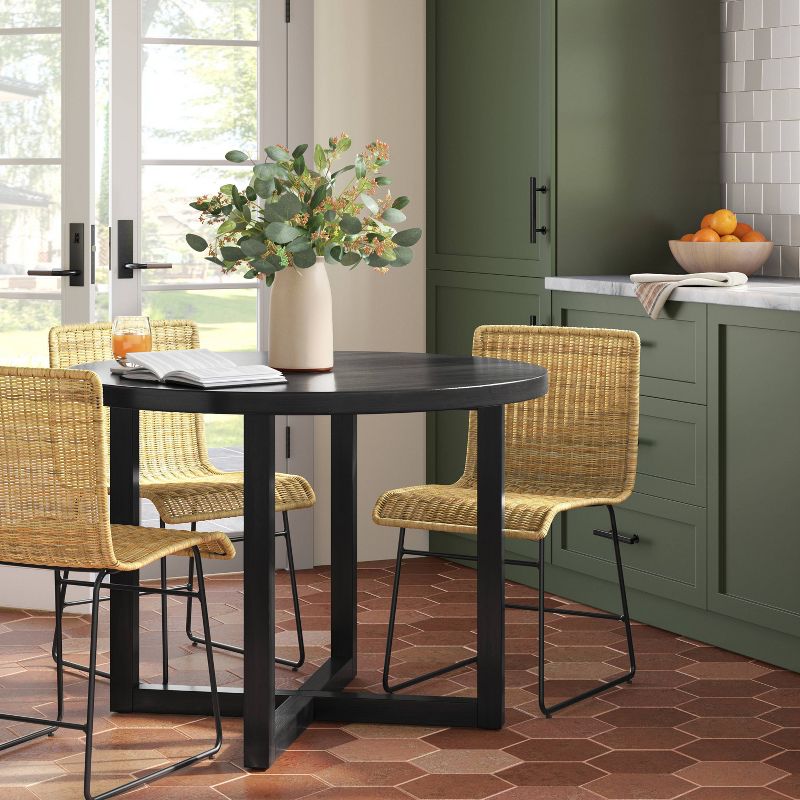 Chapin Modern Woven Dining Chair with Metal Legs Threshold - Threshold&#8482;, 3 of 10