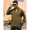 Men's Long-Sleeve Quarter-Zip Pullover Fleece Sweatshirt - 2 of 4