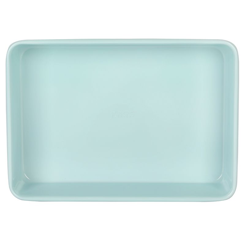 Martha Stewart Everyday 9in x 13in Carbon Steel Nonstick Rectangular Baking Pan in Turquoise, 4 of 6