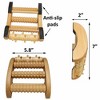 Evideco French Home Goods Body care Foot Massage Roller Well-Being Natural Wood - 4 of 4