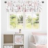 Sweet Jojo Designs Window Valance Treatment 54in. Watercolor Floral Pink and Grey - 2 of 4
