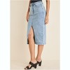 VENUS Womens Denim Midi Skirt - 4 of 4
