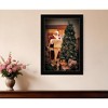 HomeRoots Naughty Or Nice Black Framed Print Wall Art - 2 of 4