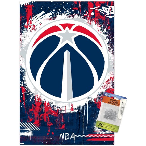 Trends International Nba Washington Wizards - Maximalist Logo 23