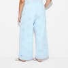 Women's High-Rise Eyelet Relaxed Pants - Wild Fable™ - 3 of 3