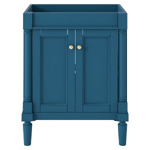 NicBex Bathroom Vanity without Sink/with Sink,Bathroom Sink Vanity with Large Storage Shelves,Bathroom Sink Cabinet for Bathroom,Gray/Green/Blue - 1 of 4