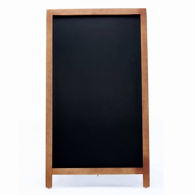 Chalk Board A-Frame Sidewalk Signs. Self Standing, Heavy Duty Plastic Frame  with Two Sided Black Chalk Board.