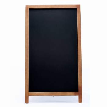 Magnetic A-Frame Chalkboard Sign, Extra Large 20 inch x 40 inch, Standing Chalkboard Easel, Deluxe Set with Multiple Accessories, Outdoor Sidewalk