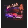 Car Fanatic Miami Muscle Car Adult Short Sleeve Tee - 2 of 2