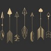Men's Design By Humans Be Brave Little Arrow (gold) By staceyroman Tank Top - 2 of 3