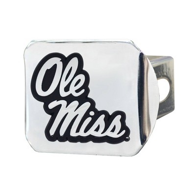 NCAA University of Ole Miss Rebels Metal Hitch Cover