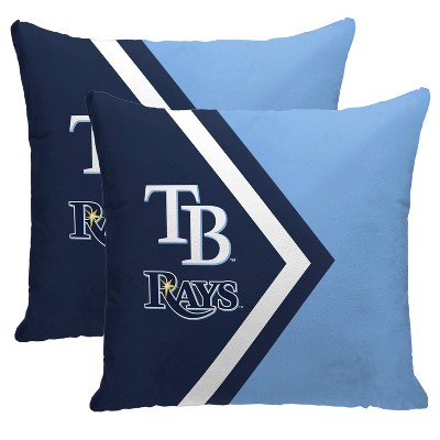 MLB Tampa Bay Rays Side Arrow Poly Span Throw Pillow - 2pk