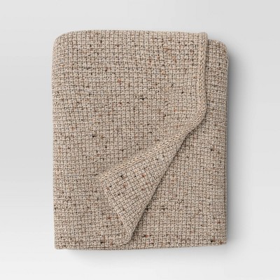 Marled Knit Throw Blanket - Threshold™