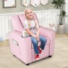 Infans Kids Recliner Chair w/Cup Holder & Side Pocket Adjustable Backrest Footrest - 3 of 4