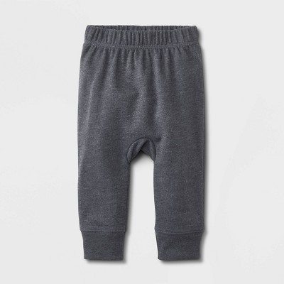 Baby Boys' Jogger Pants - Cat & Jack™ Charcoal Gray 0-3M